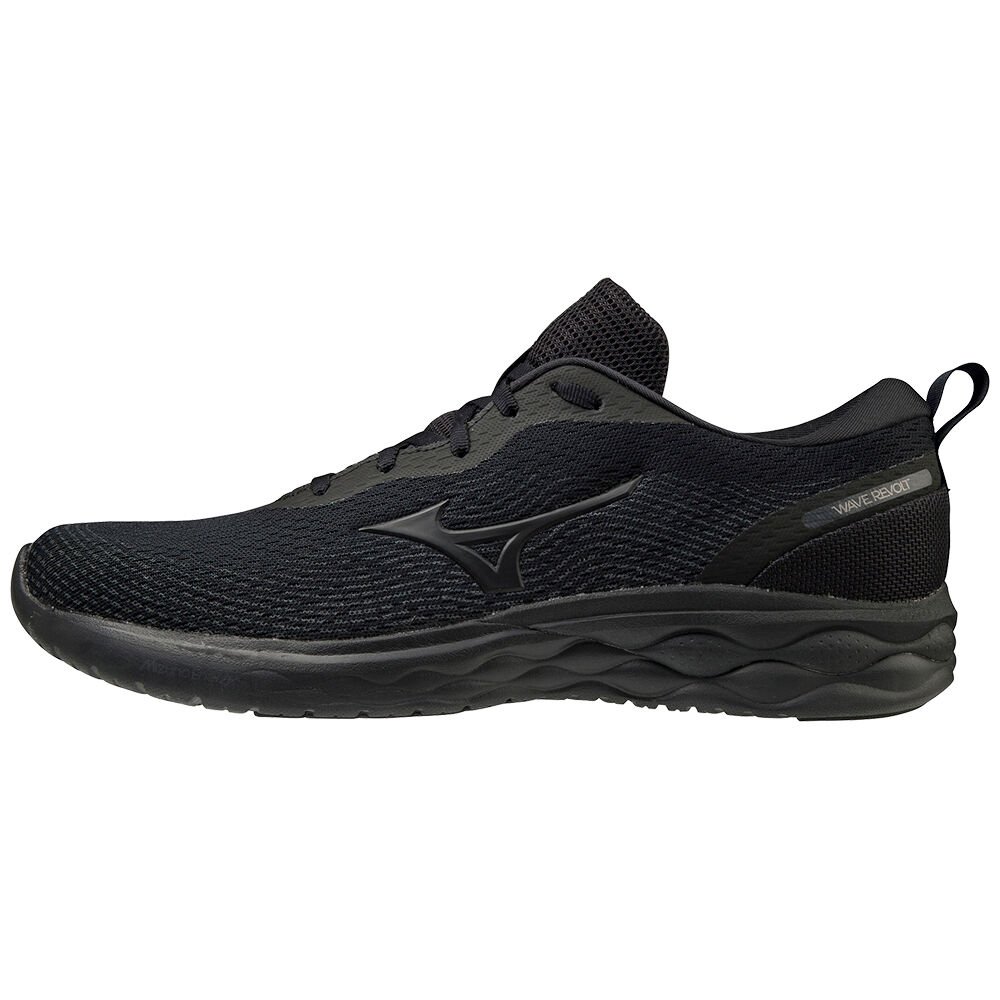 Mizuno Women's Running Shoes Wave Revolt Black/Black - BSLRTOP-21